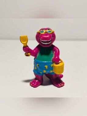Barneys New York Pink Dinosaur Figure 1993